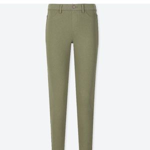 Olive Uniqlo Leggings Pants